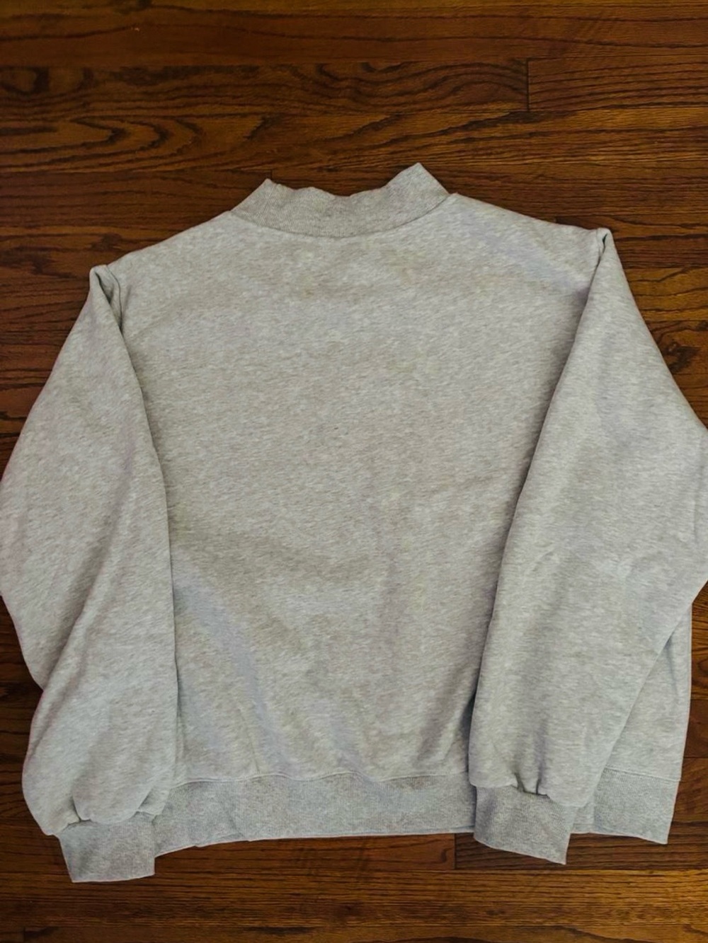 Parke Gray Crewneck Sweatshirt with Royal Blue Logo - Picture 3 of 6
